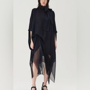 Morgane Le Fay Mimir Gray Silk Dress/Tunic